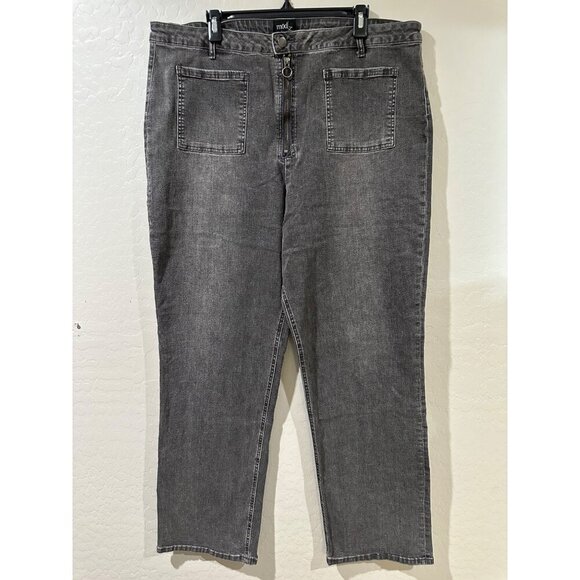 ModX Women's High Waist Wide Leg Jeans Plus Size 22W NWOT - Picture 1 of 8